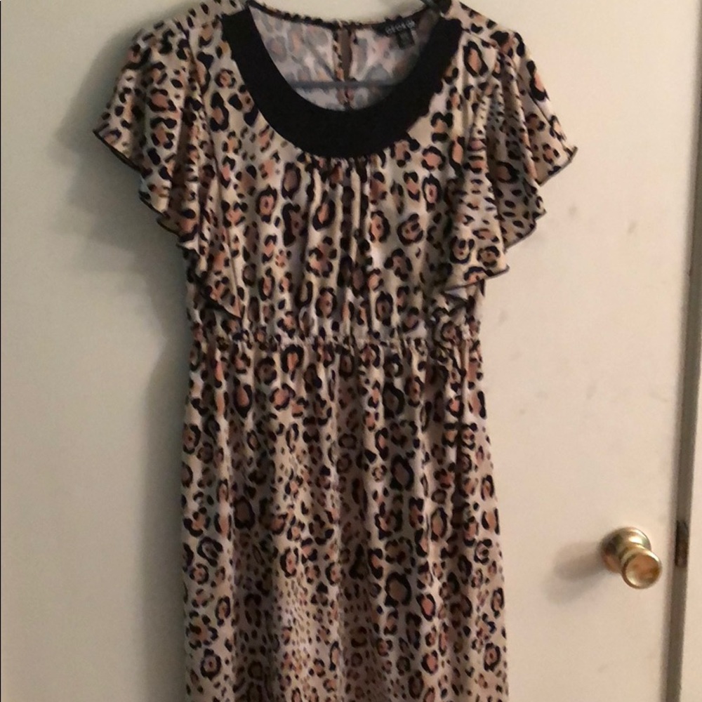 Cheetah print dress